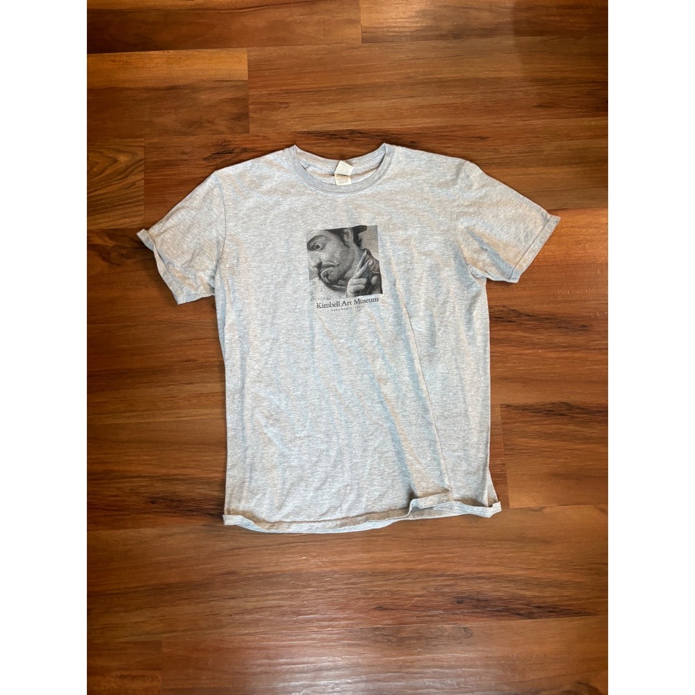 Kimball Art Museum Graphic Tee Heather Gray Fine Art Short Sleeve Shirt Mens M